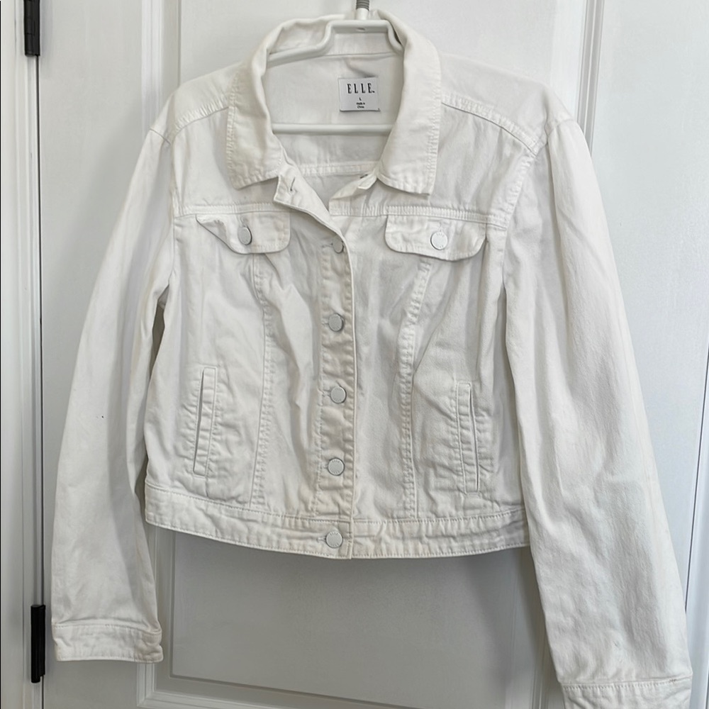 ELLE White Denim Jacket